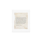 Ralph Waldo Emerson quote. To laugh often and much; to win the respect of the intelligent people and Art Print Gallery Image 1