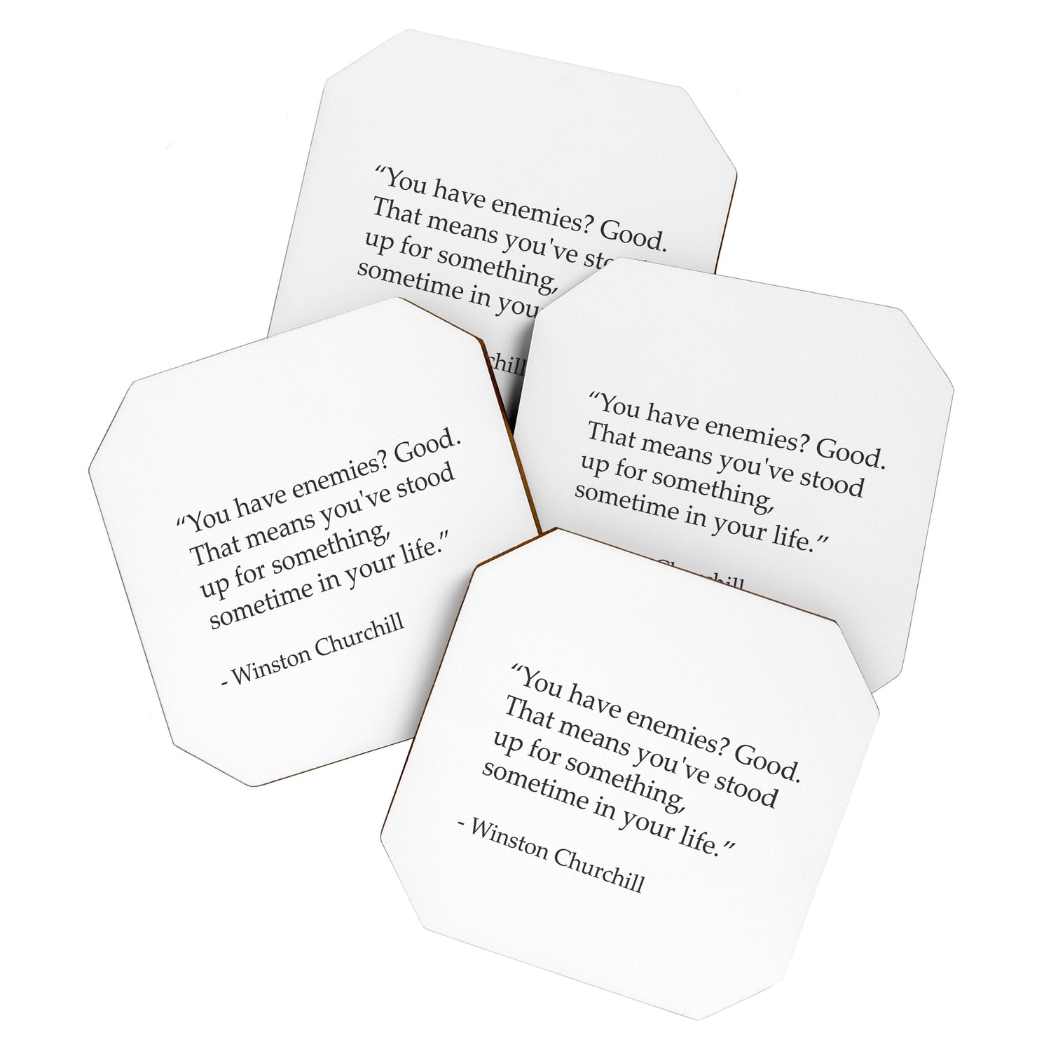 âYou have enemies? Good. Winston Churchill Coaster Gallery Image 1