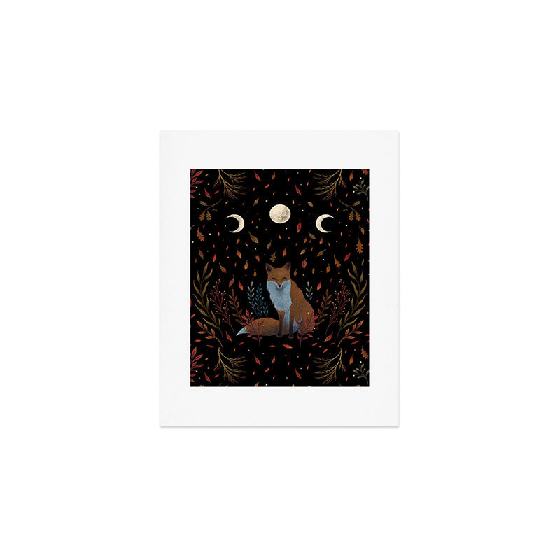 Autumn Fox Art Print Gallery Image 1