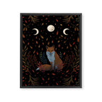 Autumn Fox Framed Canvas Print Gallery Image 8