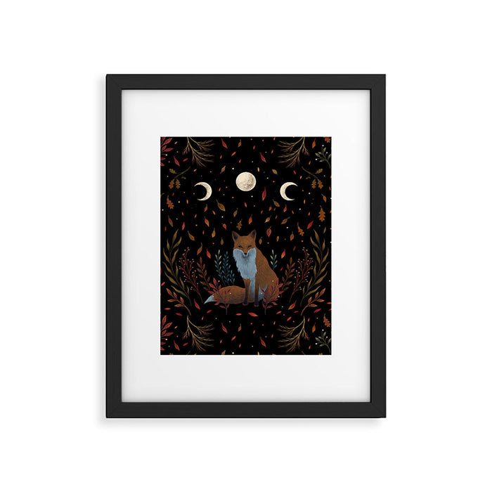 Autumn Fox Framed Art Print Gallery Image 1