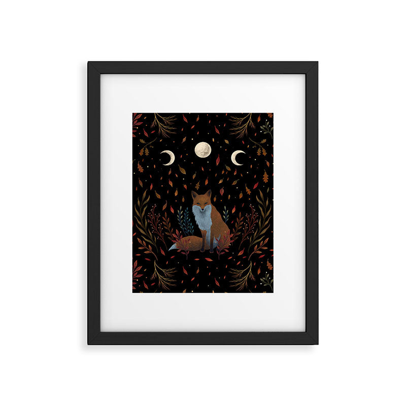 Autumn Fox Framed Art Print Gallery Image 6
