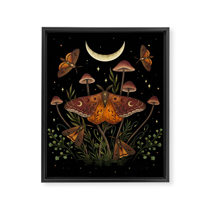 Autumn Light Underwing Framed Canvas Print Gallery Image 1