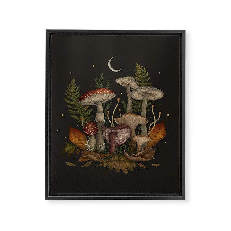 Autumn Mushrooms Framed Canvas Print Gallery Image 8