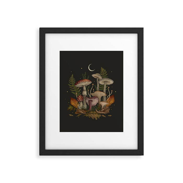 Autumn Mushrooms Framed Art Print Gallery Image 1