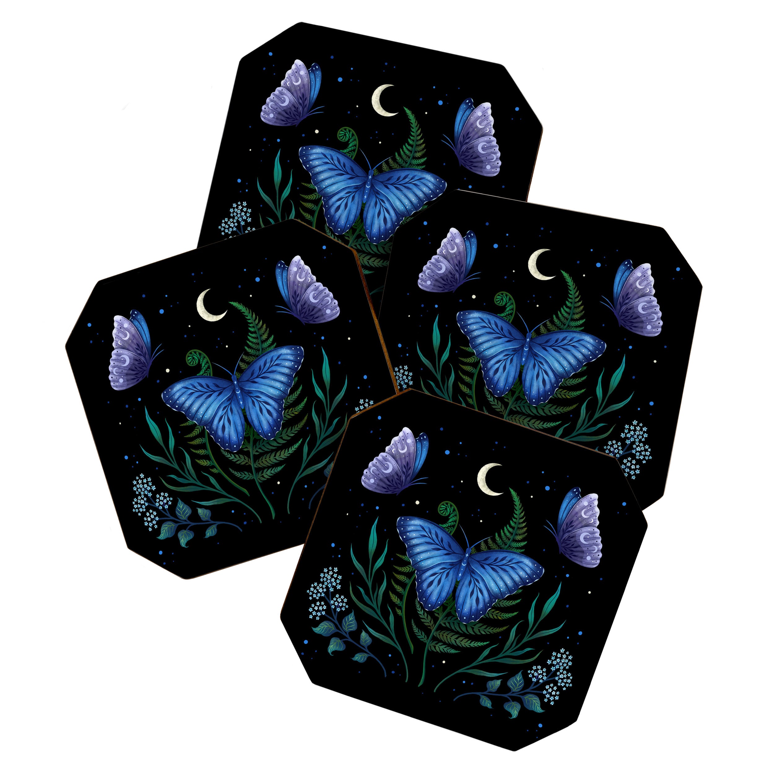 Blue Morpho Butterfly Coaster Gallery Image 1