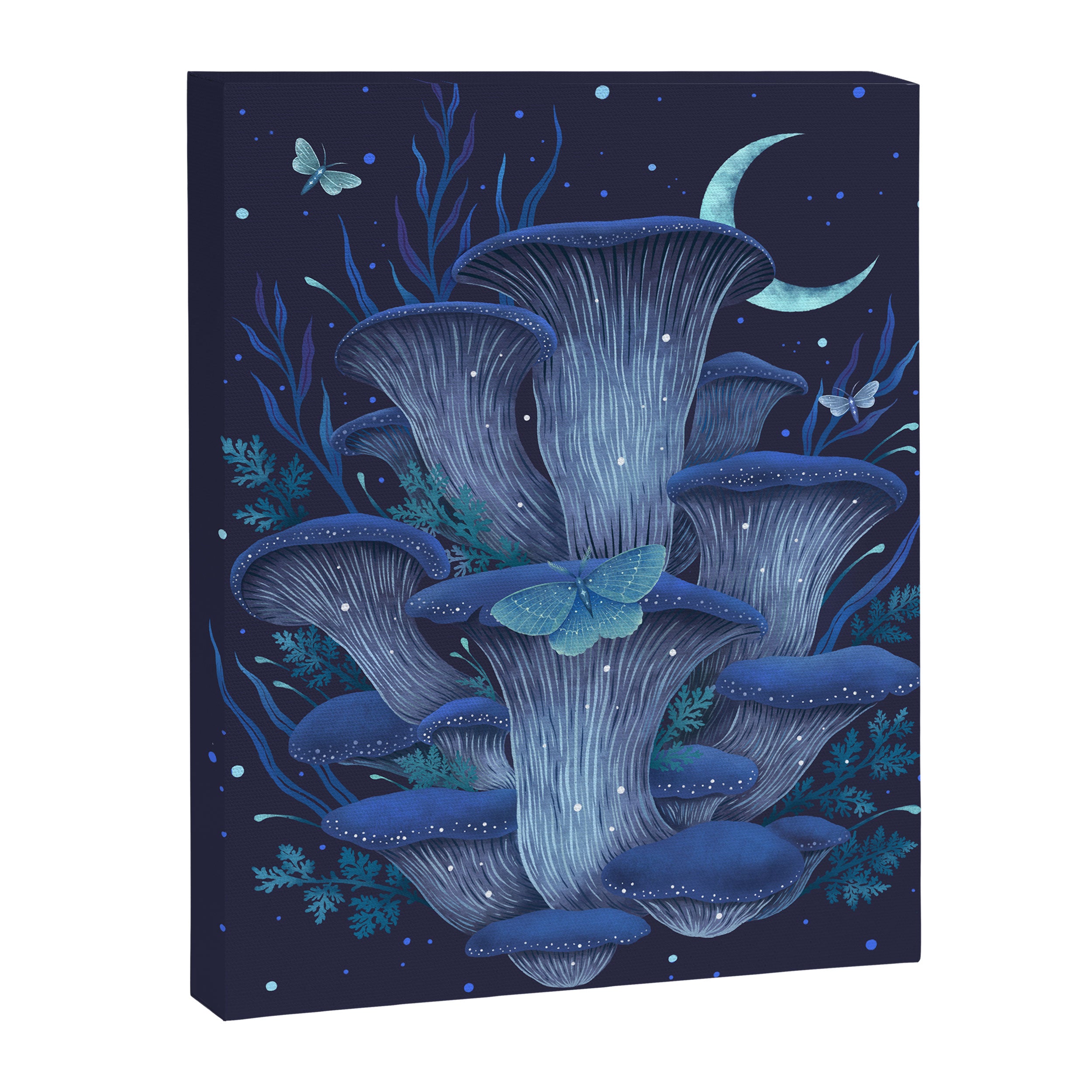 Blue Oyster Canvas Print Gallery Image 6
