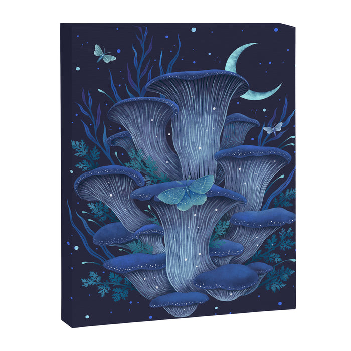 Blue Oyster Canvas Print Gallery Image 1