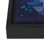 Blue Oyster Framed Canvas Print Gallery Image 3