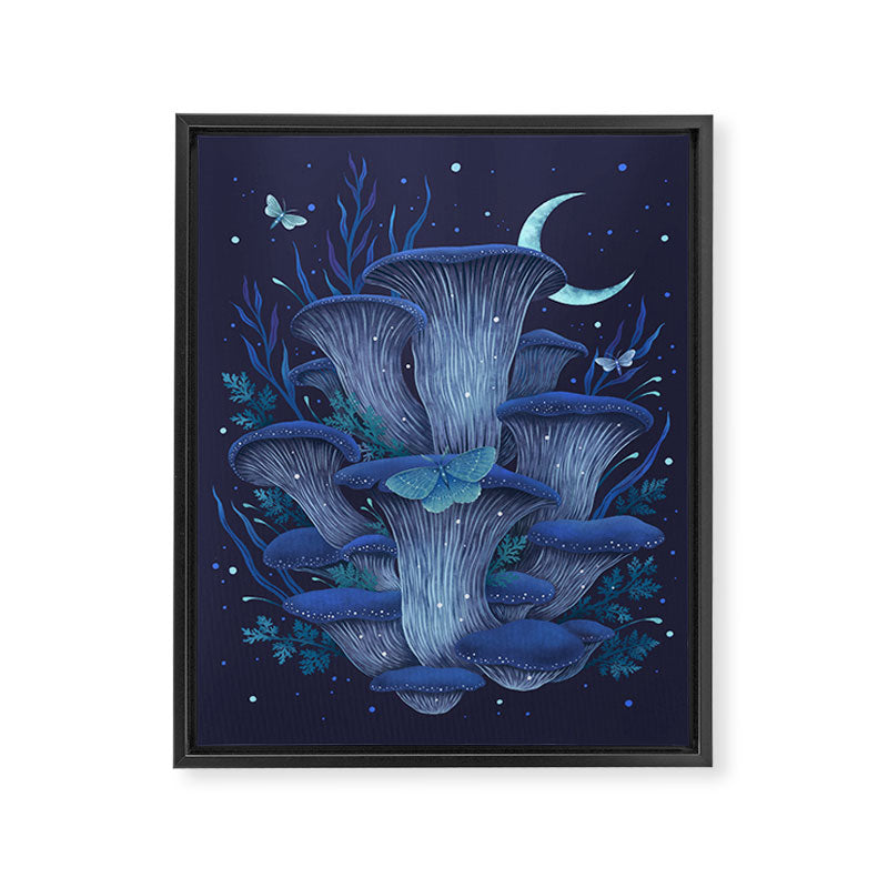 Blue Oyster Framed Canvas Print Gallery Image 6