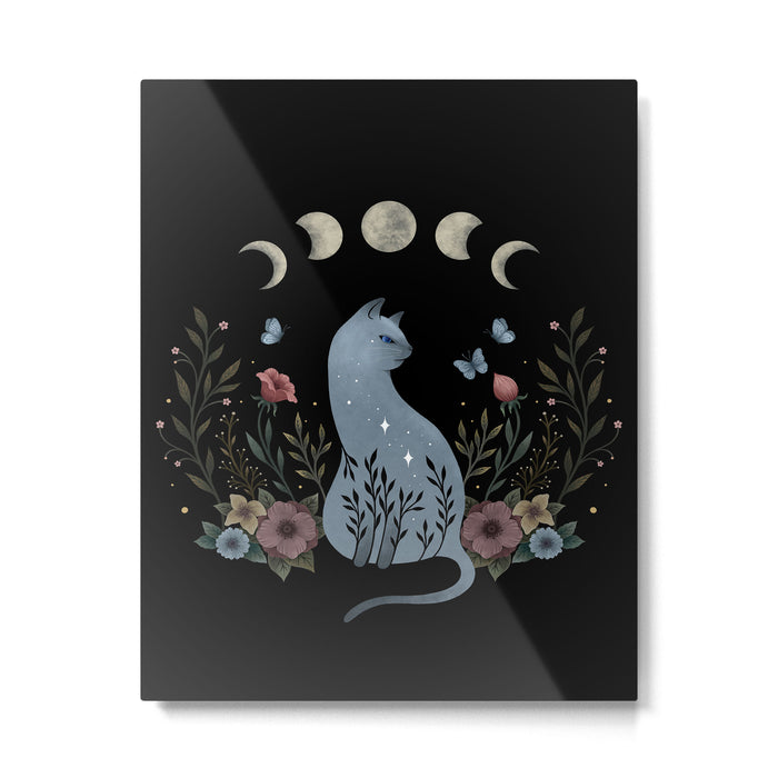 Cat on the Hill Metal Print Gallery Image 1