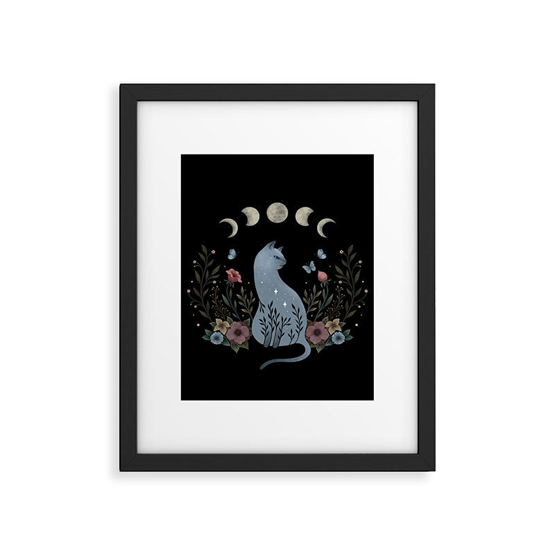 Cat on the Hill Framed Art Print Gallery Image 6