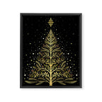 Christmas Night Tree-Glowing Framed Canvas Print Gallery Image 8