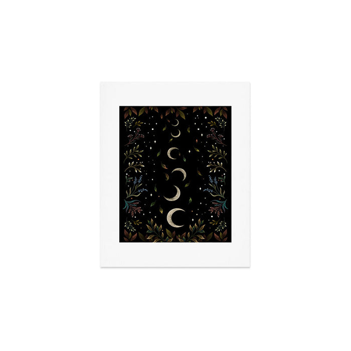 Crescent Moon Garden Art Print Gallery Image 1