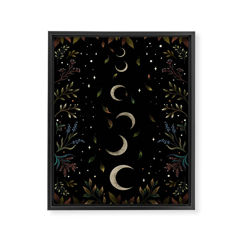 Crescent Moon Garden Framed Canvas Print Gallery Image 6