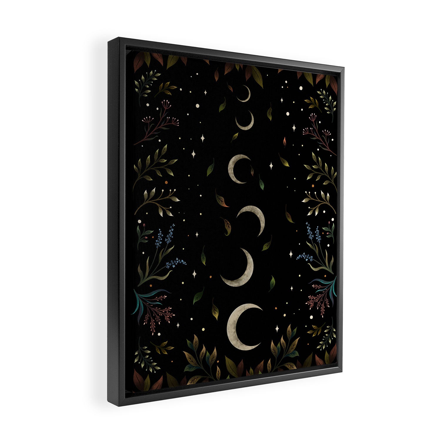 Crescent Moon Garden Framed Canvas Print Gallery Image 2
