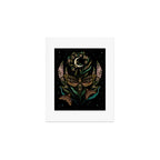 Death's Head Art Print Gallery Image 1