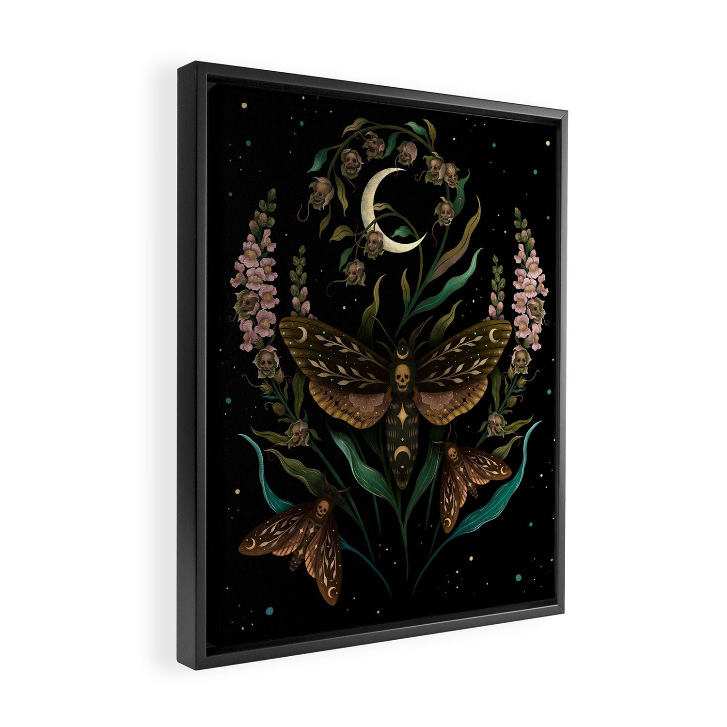 Death's Head Framed Canvas Print Gallery Image 2