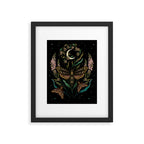 Death's Head Framed Art Print Gallery Image 4