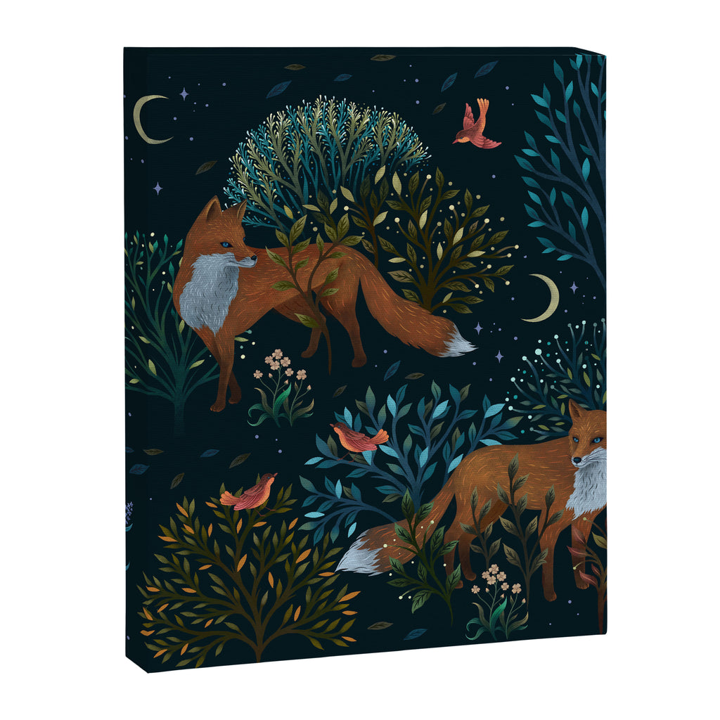 Forest Foxes Canvas Print Gallery Image 8