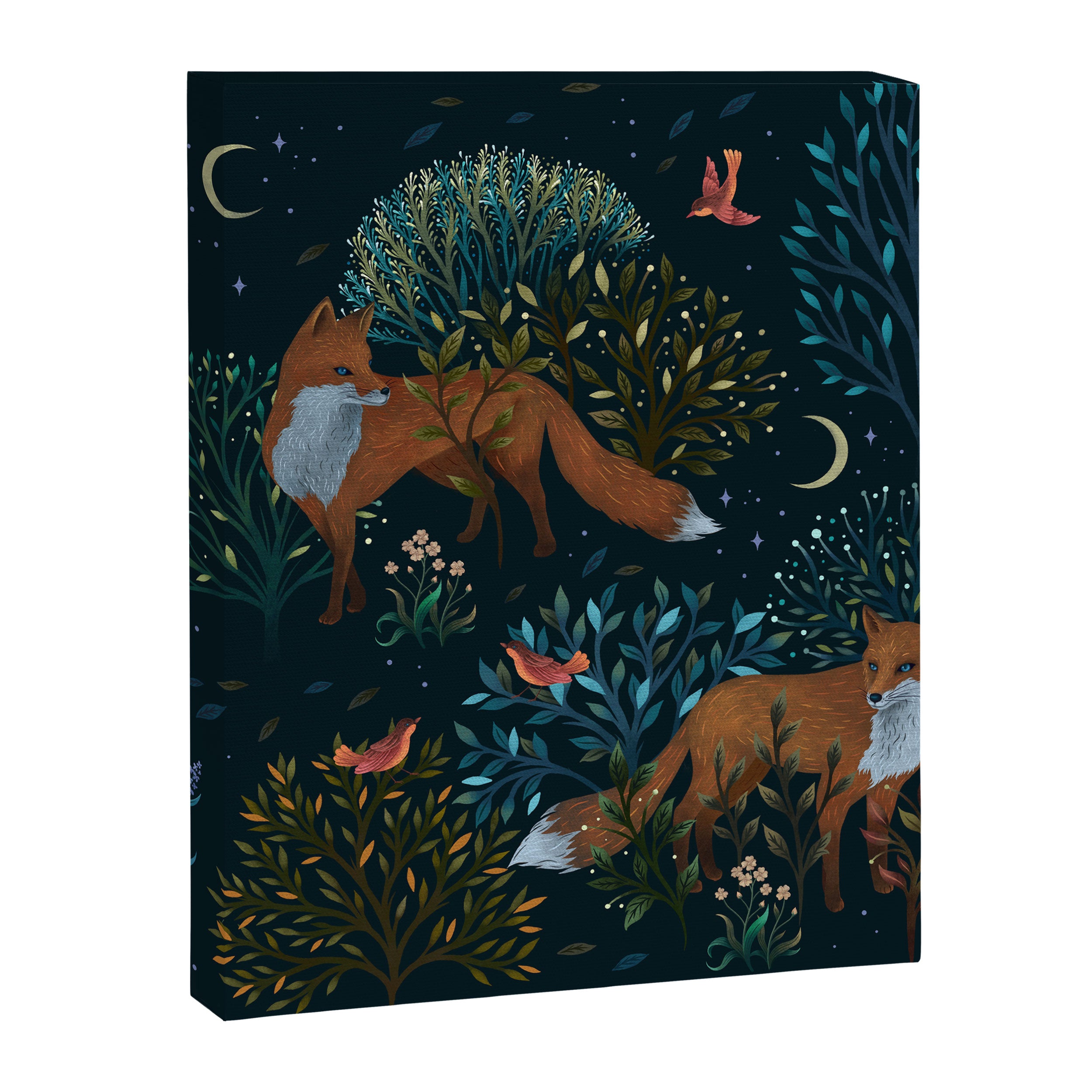 Forest Foxes Canvas Print Gallery Image 8