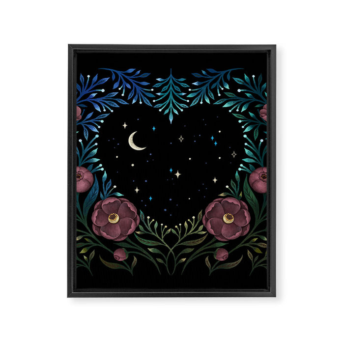Heartful of Thanks Framed Canvas Print Gallery Image 1