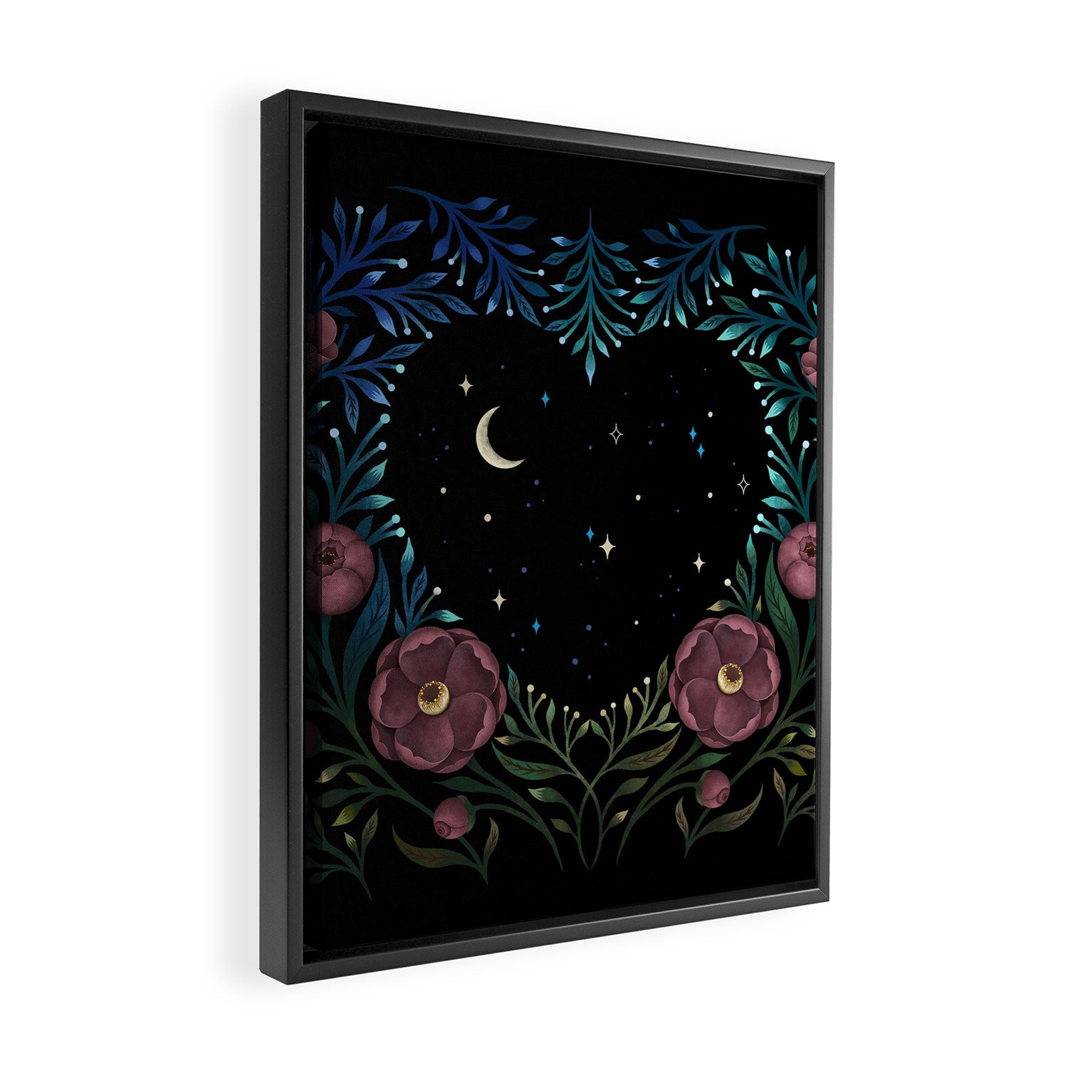 Heartful of Thanks Framed Canvas Print Gallery Image 2