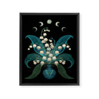 Lily of the Valley - May Flower Framed Canvas Print Gallery Image 6