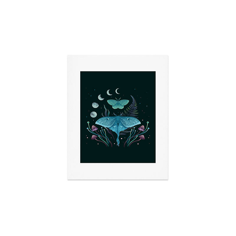 Luna and Emerald Art Print Gallery Image 1