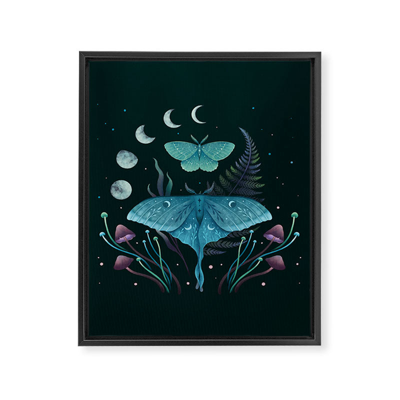 Luna and Emerald Framed Canvas Print Gallery Image 8