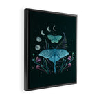 Luna and Emerald Framed Canvas Print Gallery Image 2
