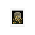 Moon Greeting- Yellow Evening Primrose Art Print Gallery Image 1