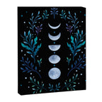 Moonlight Garden - Blue Canvas Print Gallery Image 6