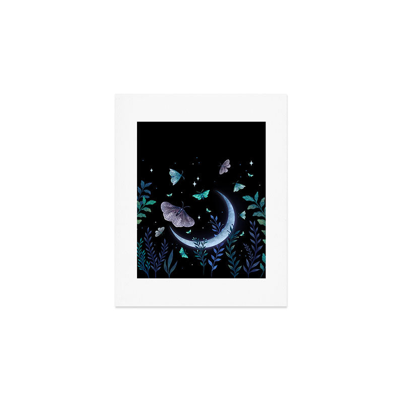 Moth Garden Art Print Gallery Image 1