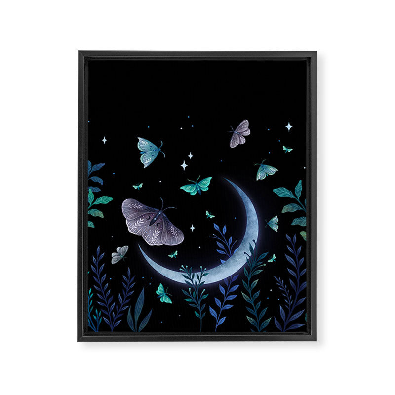 Moth Garden Framed Canvas Print Gallery Image 8