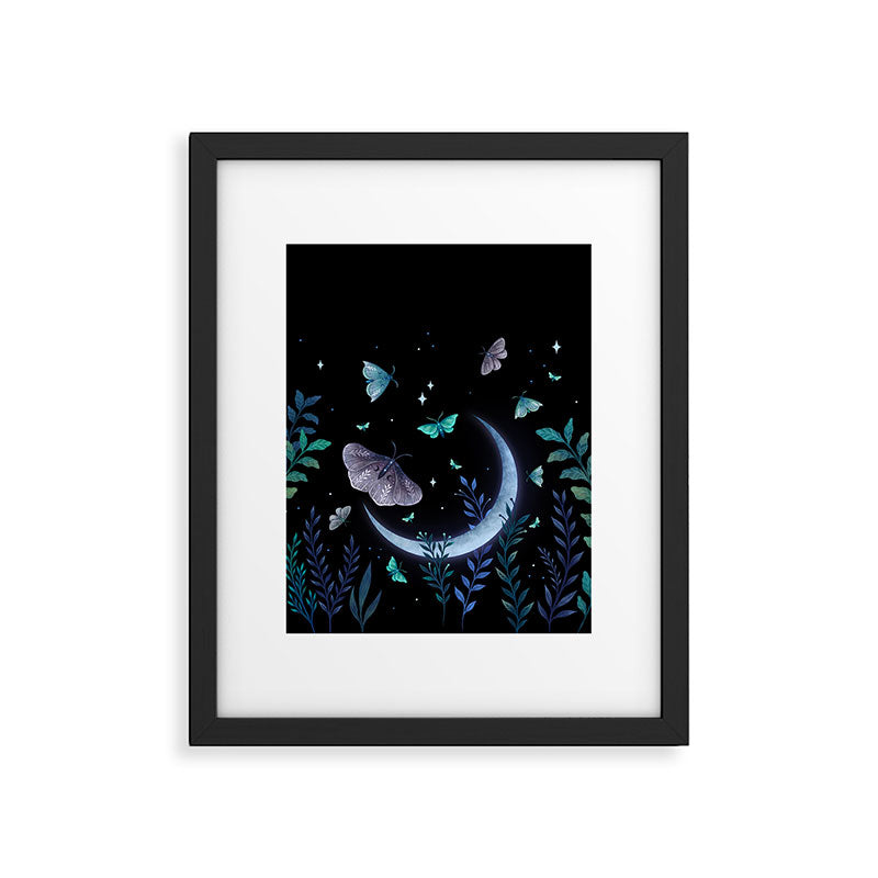 Moth Garden Framed Art Print Gallery Image 4