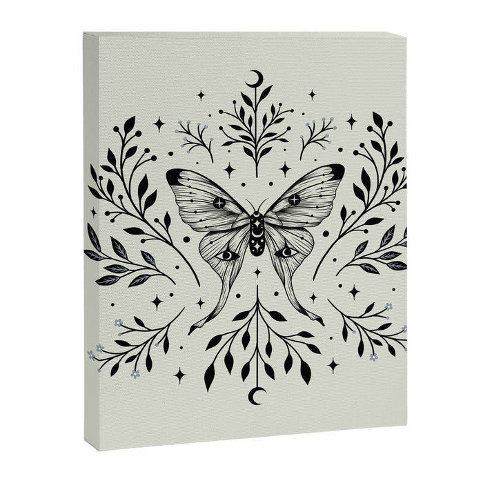 Mystical Luna Moth Canvas Print Gallery Image 1