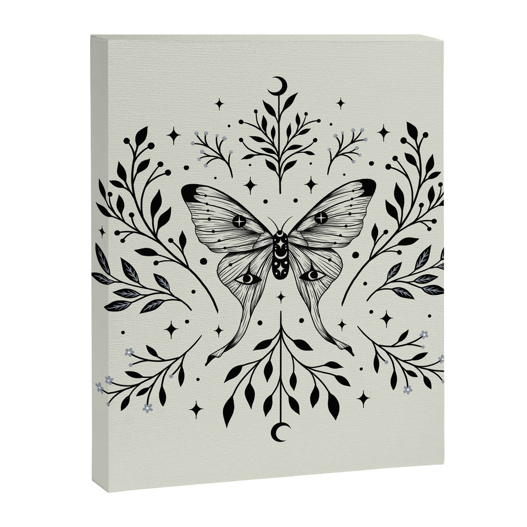Mystical Luna Moth Canvas Print Gallery Image 8