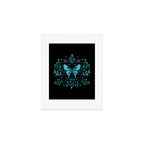 Mystical Luna Moth - Turquoise Art Print Gallery Image 1