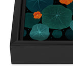Nasturtium Garden Framed Canvas Print Gallery Image 3