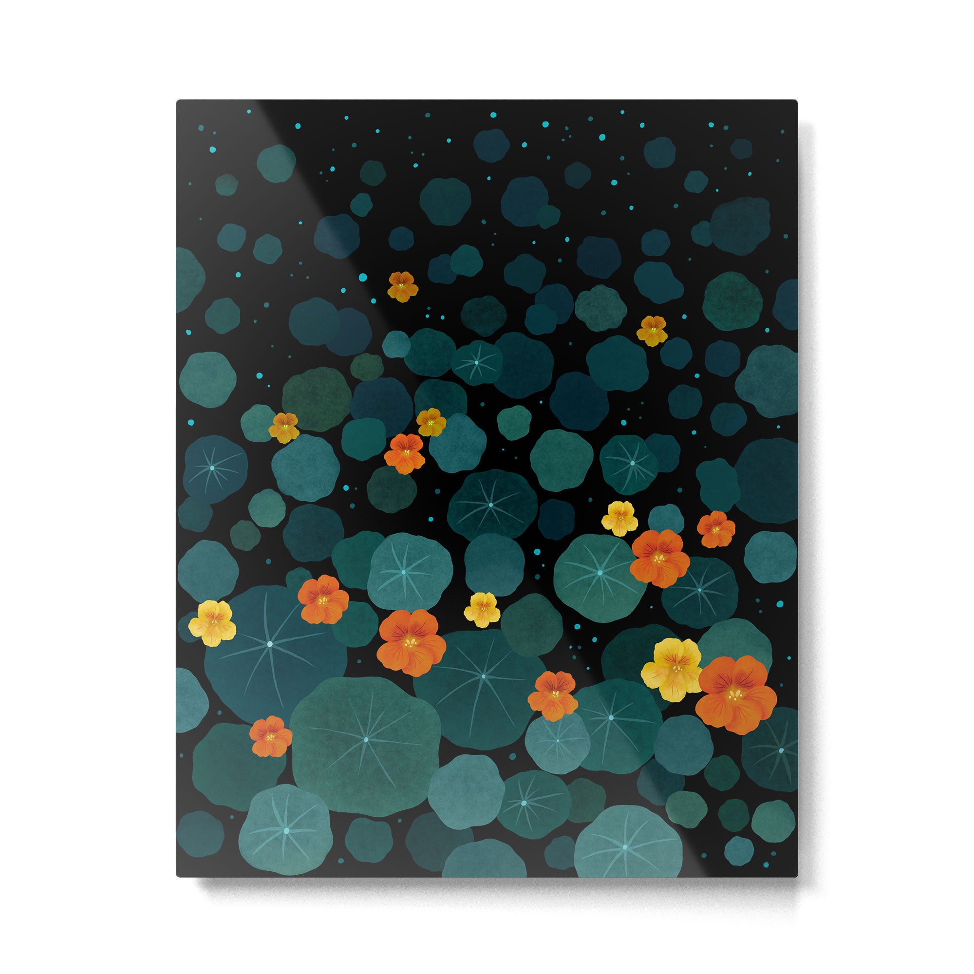 Nasturtium Garden Metal Print Gallery Image 6