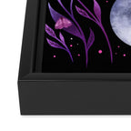 Phase & Grow - Purple Framed Canvas Print Gallery Image 3
