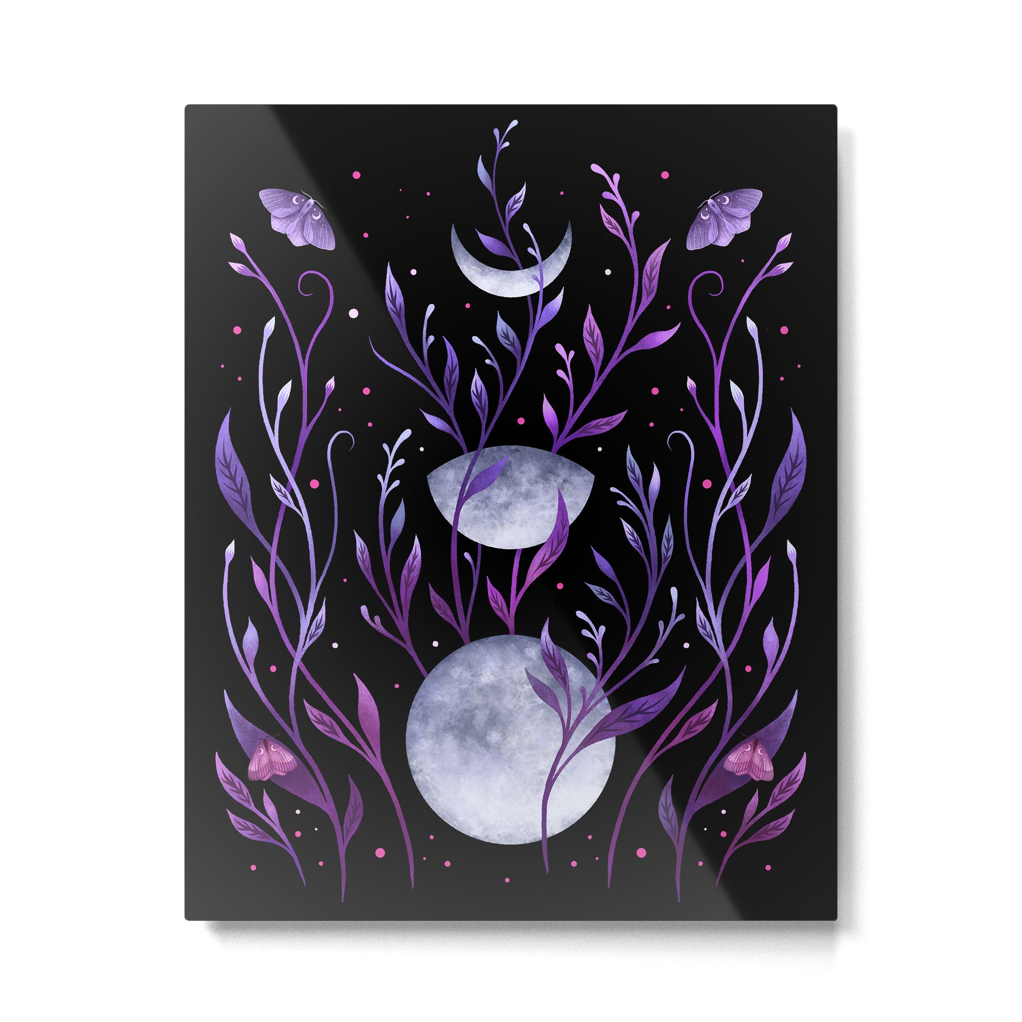 Phase & Grow - Purple Metal Print Gallery Image 4