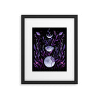 Phase & Grow - Purple Framed Art Print Gallery Image 5