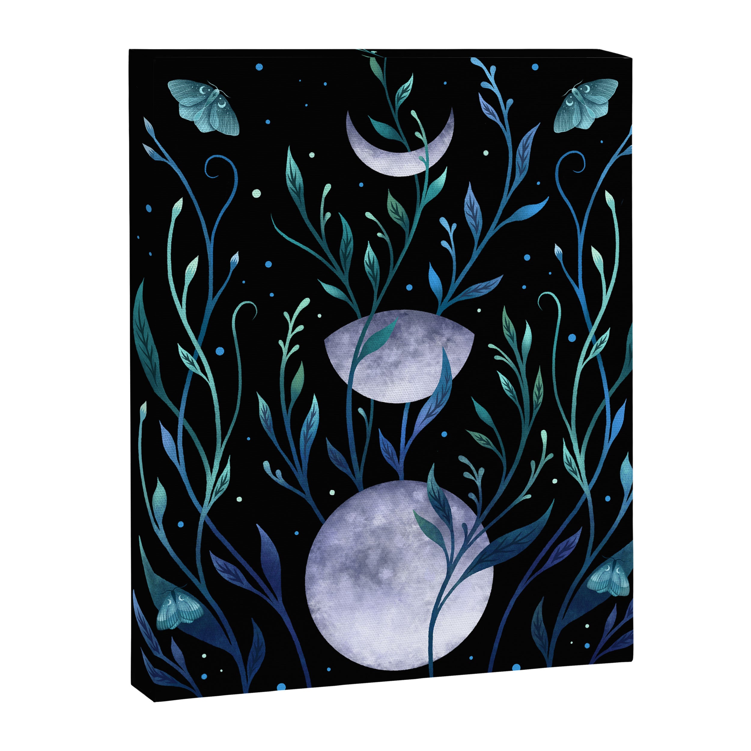 Phase & Grow - Teal Canvas Print Gallery Image 6