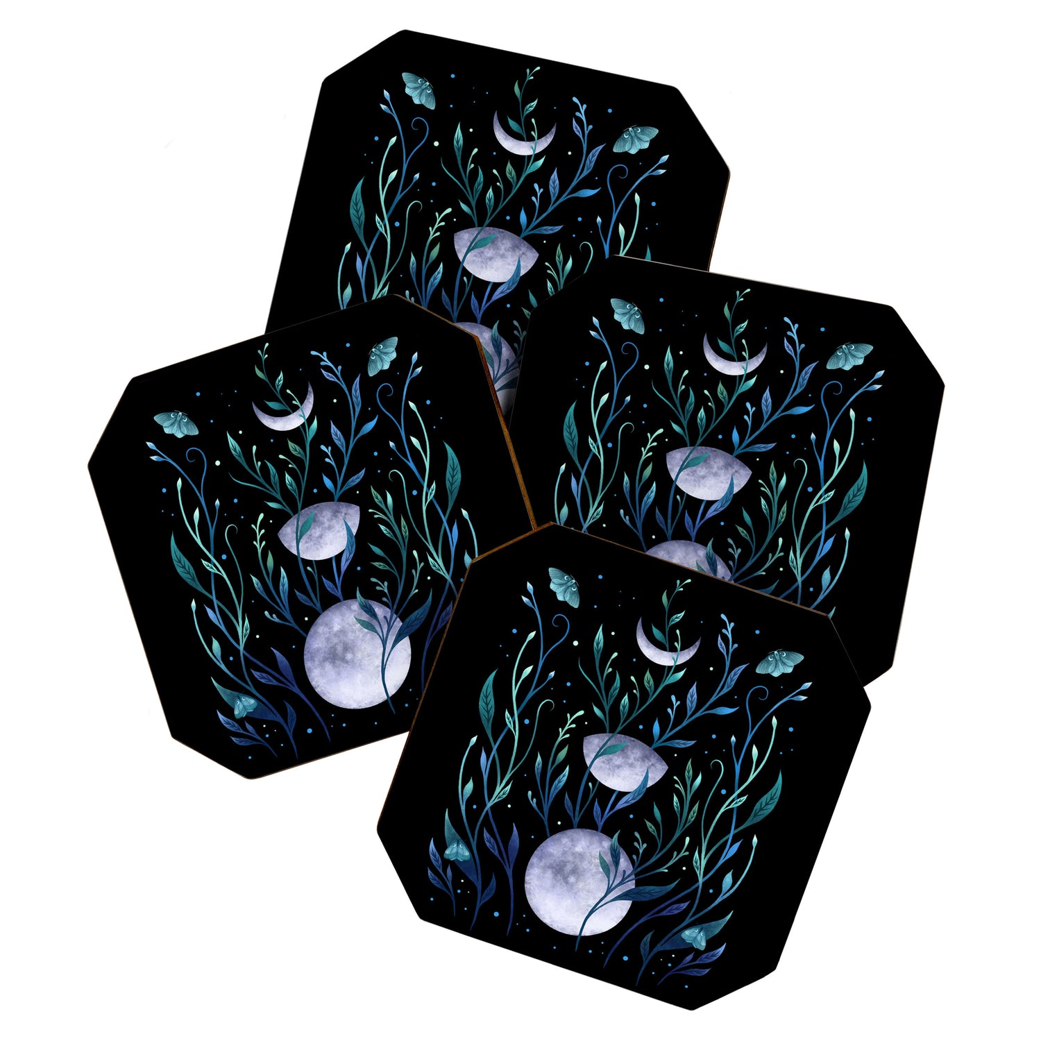 Phase & Grow - Teal Coaster Gallery Image 1