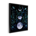 Phase & Grow - Teal Framed Canvas Print Gallery Image 2