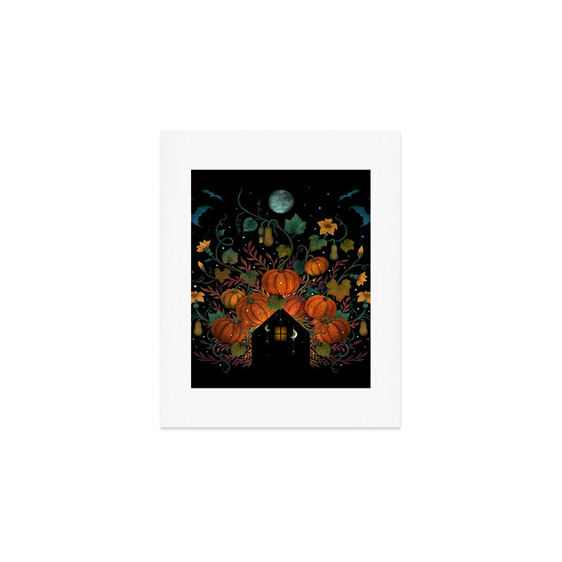 Pumpkin Rooftop Art Print Gallery Image 1