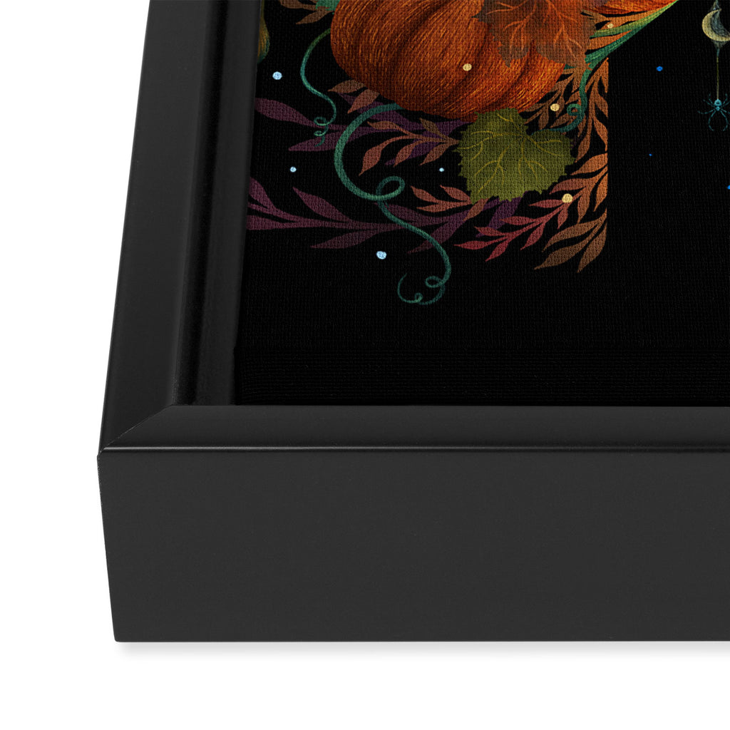 Pumpkin Rooftop Framed Canvas Print Gallery Image 3