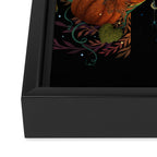 Pumpkin Rooftop Framed Canvas Print Gallery Image 3